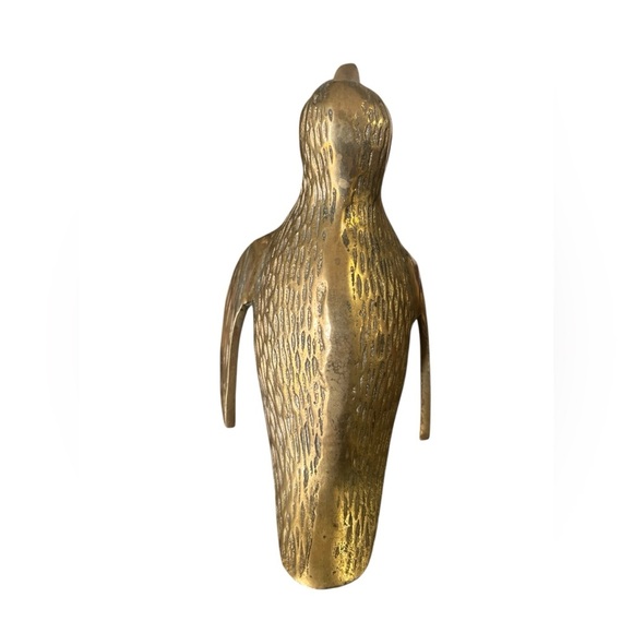Vintage brass penguin statue figurine - Picture 4 of 5